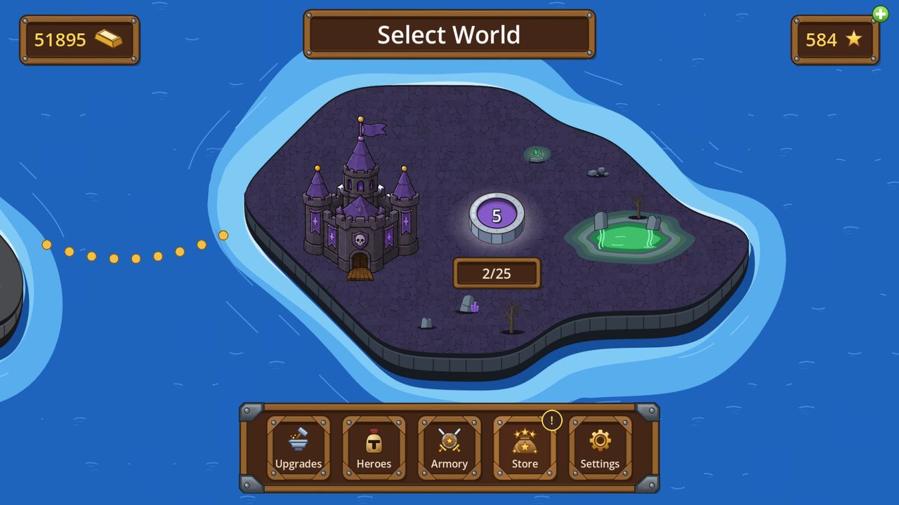 The world map